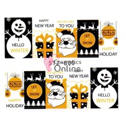 Stickere cu Apa pentru unghii cod STZ 800 - Sarbatori de Iarna